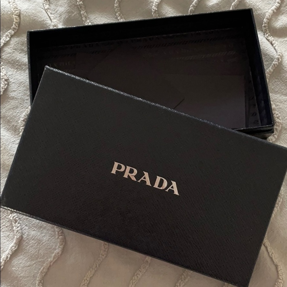 Authentic Prada wallet box